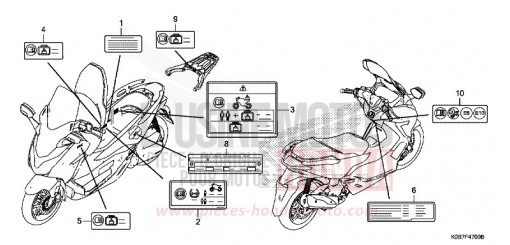 CAUTION LABEL NSS300AK de 2019